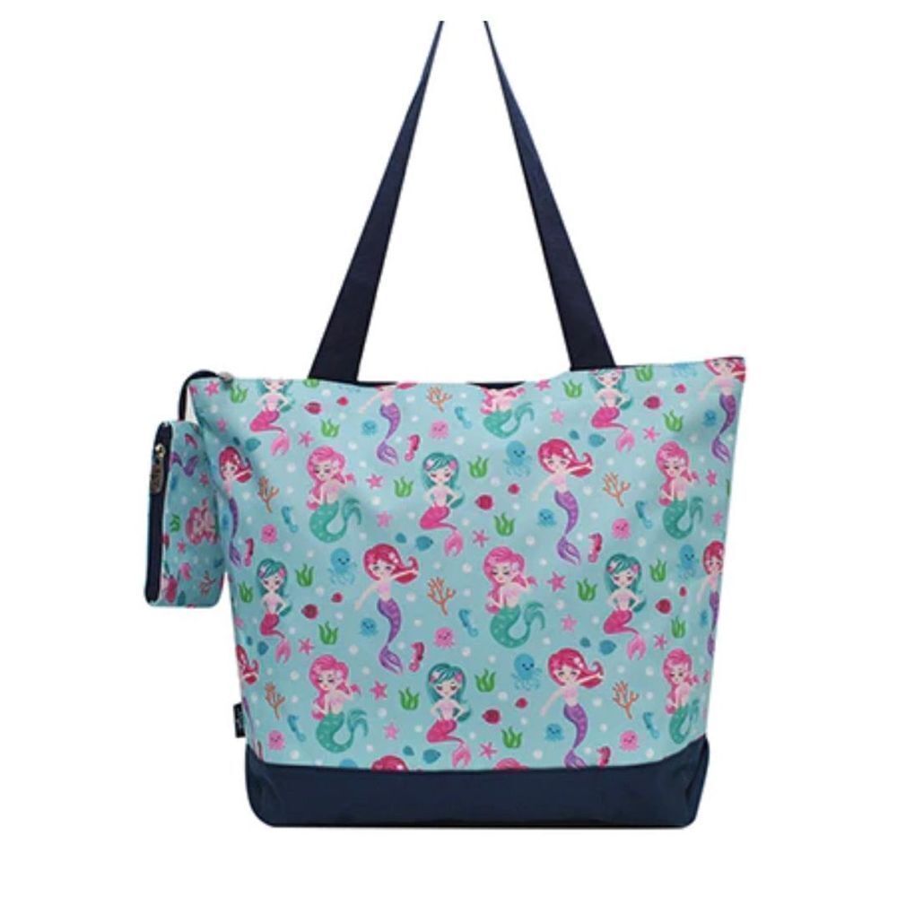 NGIL Mermaid Tails Canvas Tote Bag